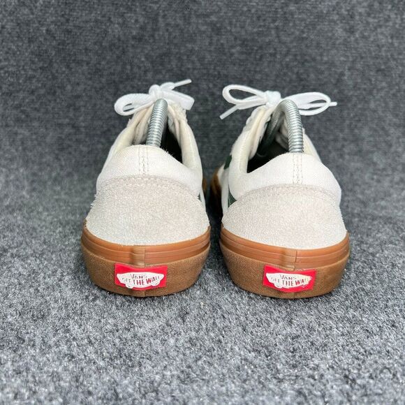 Vans Old Skool Pro Shoes Men's Size 9.5 Creaem Suede Low Lace Up Skate Sneakers - Picture 5 of 13